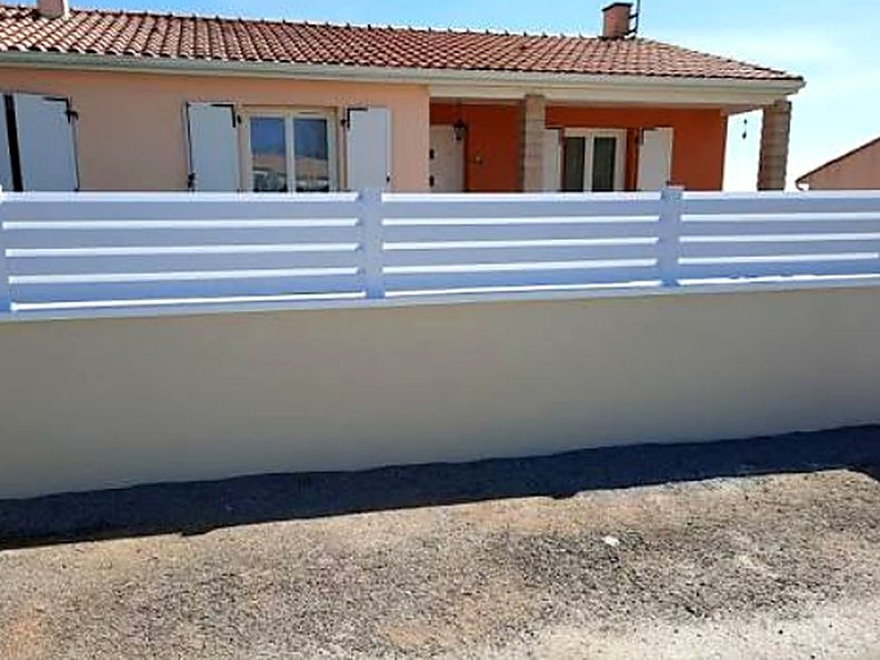 Clôture PVC — réalisation Lunel-Viel