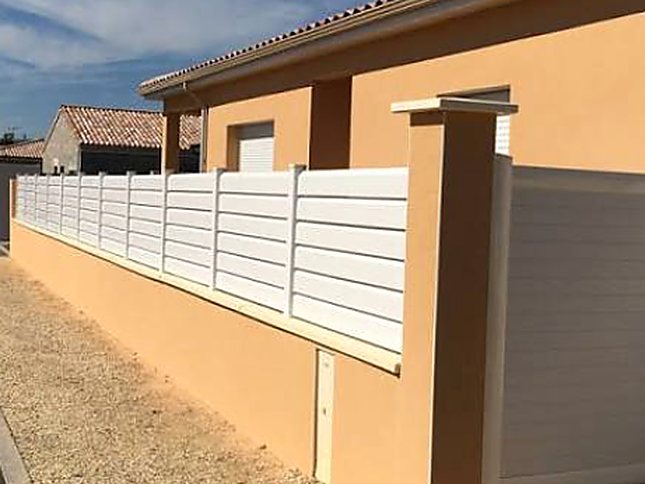 Clôture PVC — réalisation Lunel-Viel